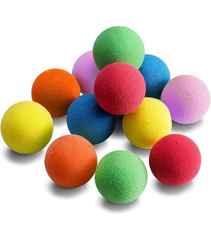 MIKI-Z Juego De 10 Pelotas De Esponja De 3,5 Cm – Bolas De Magia Suaves Para Trucos De Aparición Y Desaparición – Ideal Para Ilusionistas Principiantes