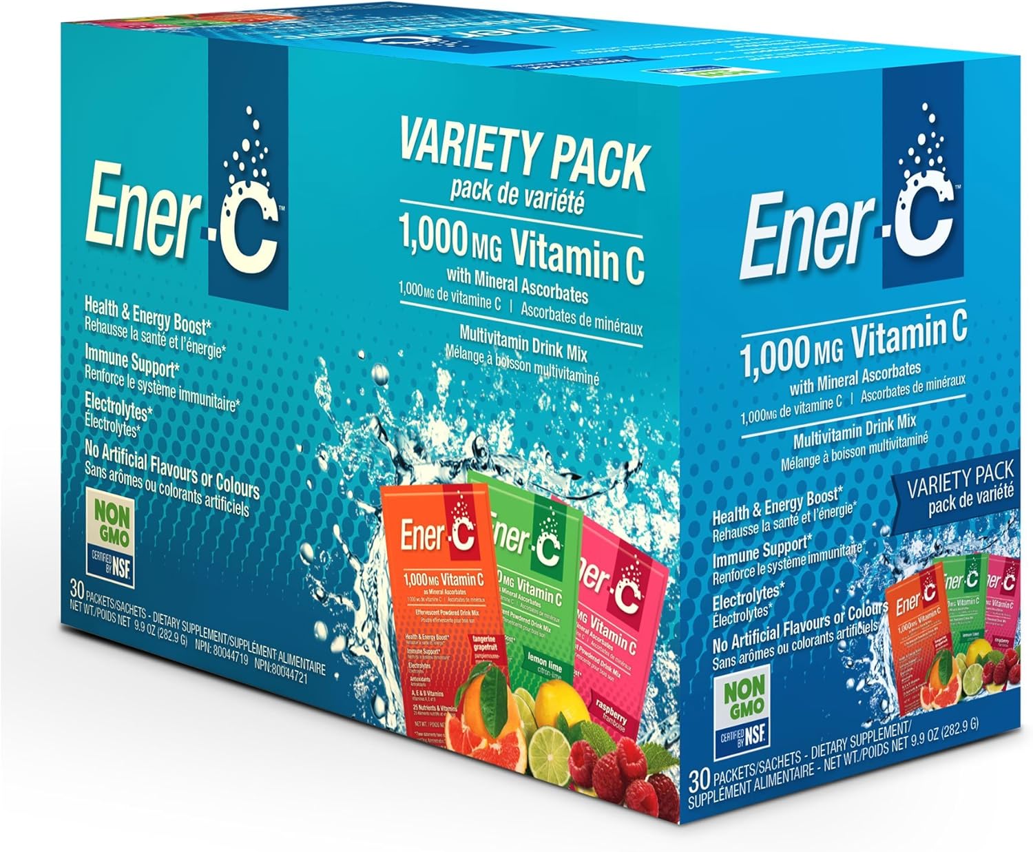 EnerC Vitamin C Immune Support, 1000mg Vitamin C Effervescent