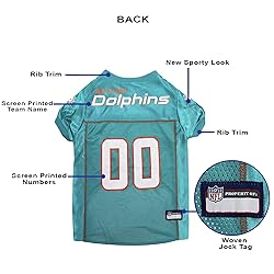 NFL Miami Dolphins Dog Jersey, Size: XX-Large. Best