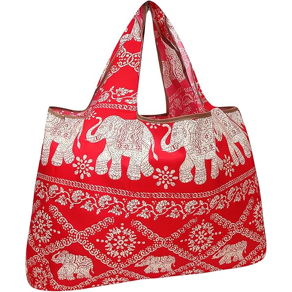Amazon.com: TOPASION Elephant Tote Bag with Zipper Inner Pocket