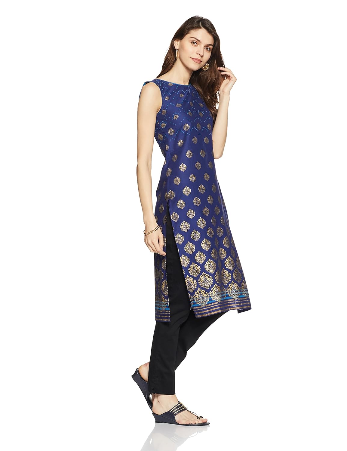 aurelia women's straight fit kurta