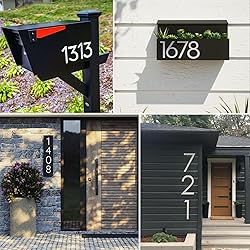 5 Inch Adhesive Numbers,White house Numbers for