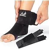 BioSkin Ankle Wrap Compression Brace - Ankle Wrap for Post-Op Foot or Ankle Surgery, Sprained Ankle, Post Injury Ankle Brace, Ankle Support Brace for Women and Men, HSA or FSA Eligible