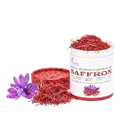 EXOTIC BioNaturals Saffron | Super Negin Grade A+ Saffron Spice | Non-GMO Verified Saffron Threads for Cooking Risotto, Paella, Bomba Rice, Golden Milk and Saffron Tea (10 Grams / 0.35 ounce)