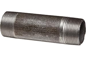 ANVIL INTERNATIONAL Anvil 8700137659, Steel Pipe Fitting, Nipple, 3/8" NPT Male x 2-1/2" Length, Black Finish