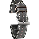 torbollo Horween Leather Watch Strap for Men Women,18mm,20mm,22mm High-end Quick Release Watch Bands Handmade Watch Strap Soft Vintage Replacement