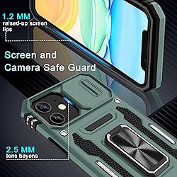DEERLAMN Case for iPhone 11 with Slide Camera