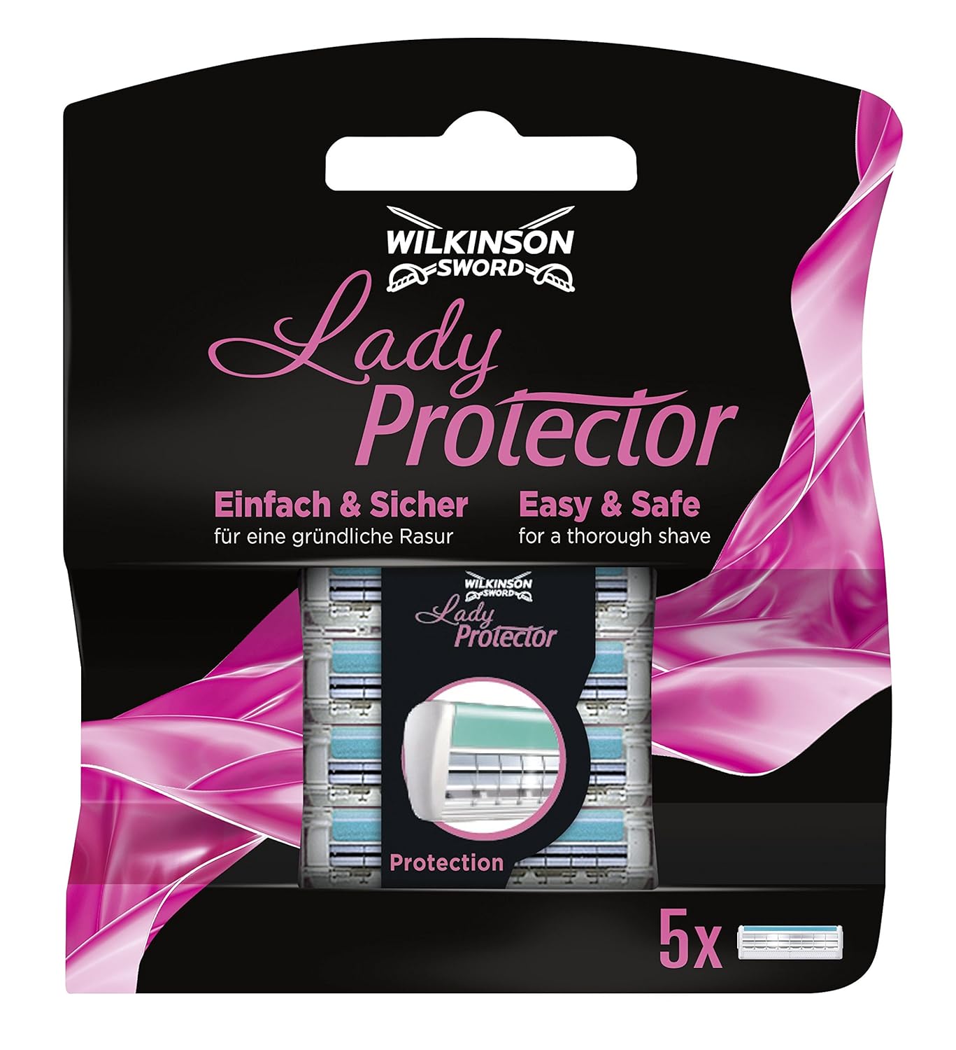 5 Klingen Wilkinson Sword Lady Protector Razor Blades Amazon.in