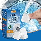 Washing Machine Cleaner Tablets, 15 Count Value Pack, Deep Cleaning Tablet for HE Front Load & Top Load Washers, Washer Clean