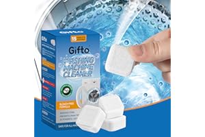 Washing Machine Cleaner Tablets, 15 Count Value Pack, Deep Cleaning Tablet for HE Front Load & Top Load Washers, Washer Clean