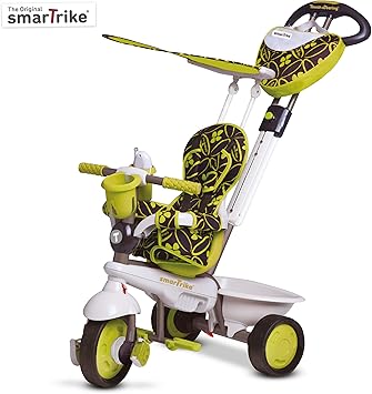 smart trike green and black