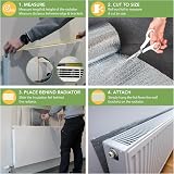 BLOSTM Foil Insulation Roll 1m x 10m Radiator Reflector Panels view 5