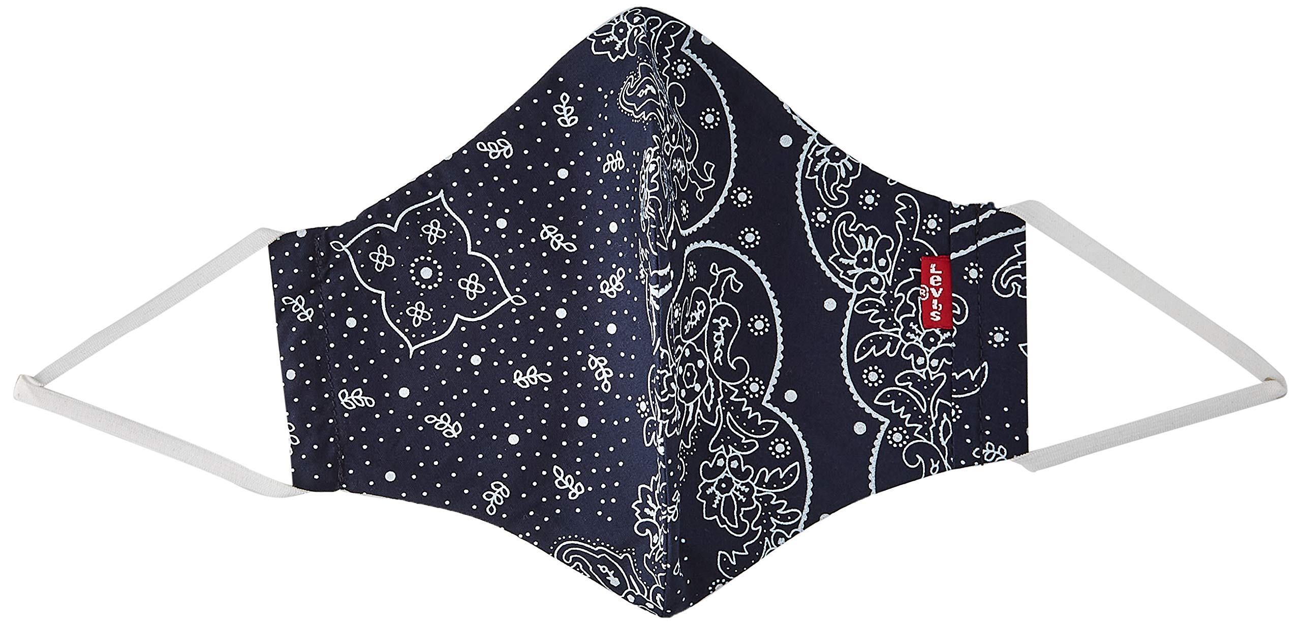 Levi's 3pk Bandana Reusable Face Cover, Blue/Black/Red, S