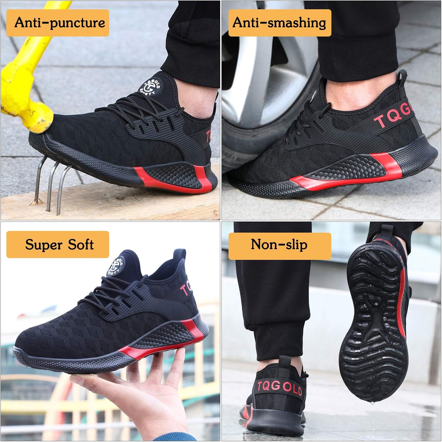 soft safety trainers