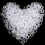 Sularpek Clear Elastic Hair Bands 1000 Pcs Tiny Soft Hair Ties 16mm