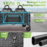 Morpilot Folding Festival Trolley 150lbs Heavy Duty Camping Cart view 3