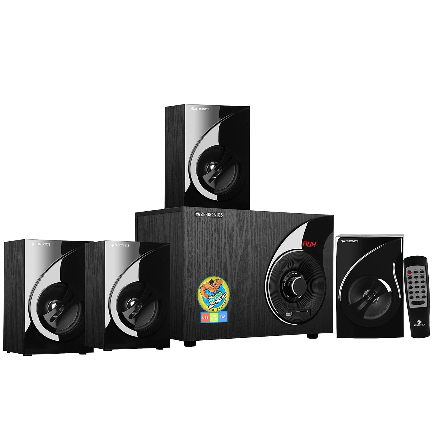 zebronics 4.1 multimedia speaker