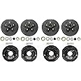 LIBRA 2 Sets Trailer 5 on 4.5" B.C. Hub Drum Kits with 10" x2-1/4 Electric Brakes for Tandem 3500 Lbs Axles