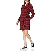 Goodthreads Women's Brushed Flannel Shirt Dress Shirt, -Multi-Color Plaid, XXL
