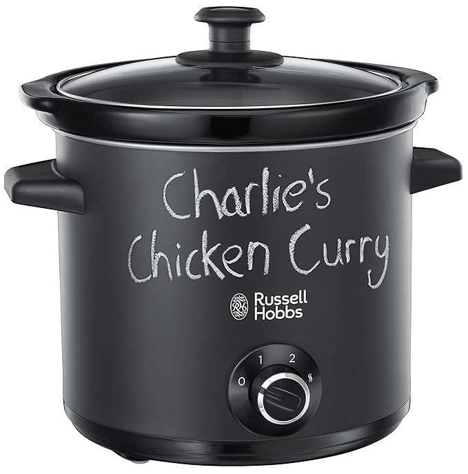 title=Russell Hobbs 24180-56 Slow Cooker, 200 W, Nero