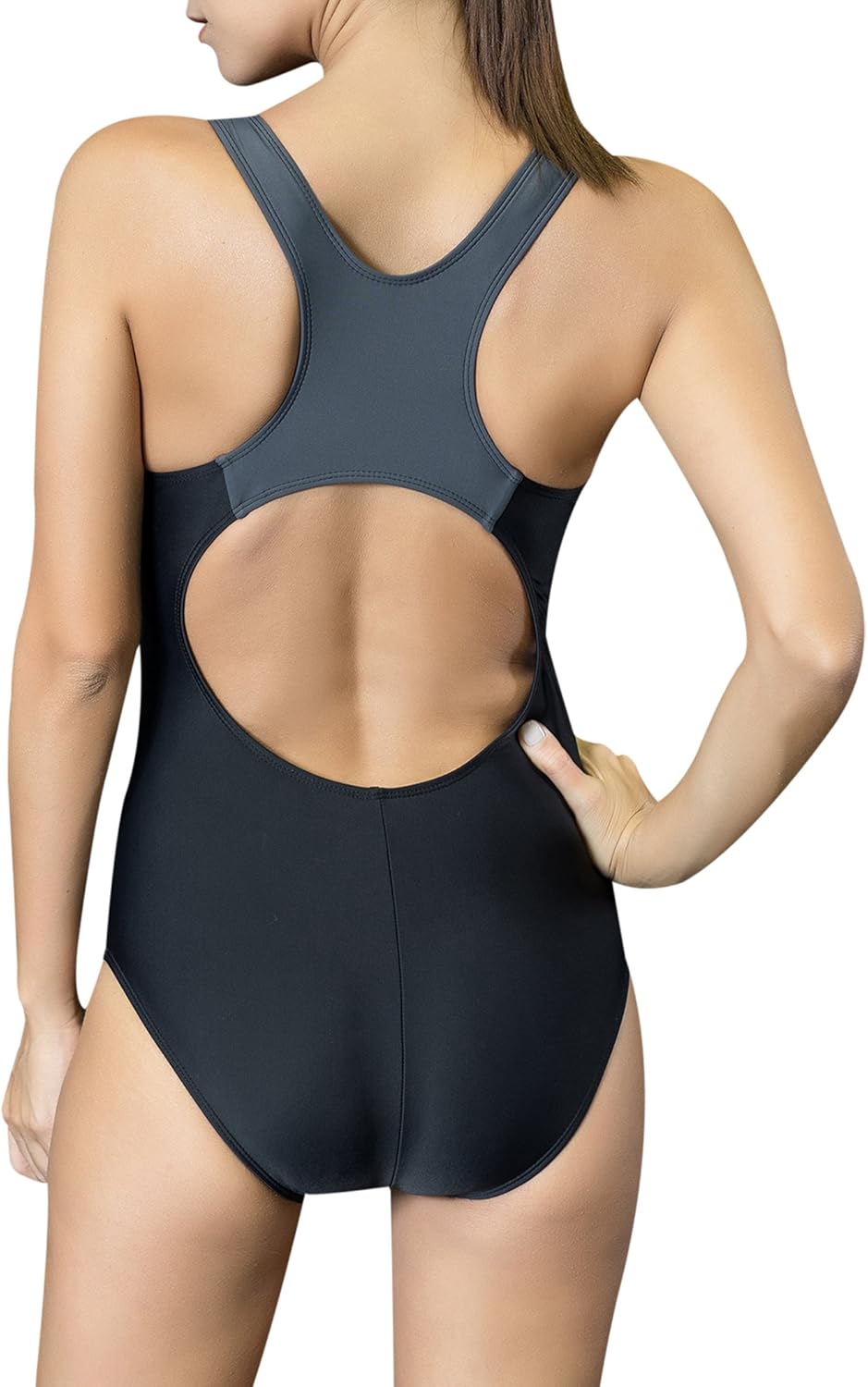 Uhnice Women's One Piece Swimsuits Racing Training Sports Athletic Swimwear: Clothing