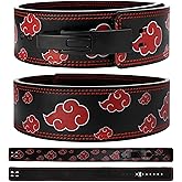 Anime Weight Lifting Lever Belt | 10mm Premium Leather Weightlifting Belt for Powerlifting, Bodybuilding, Deadlift, Squats, Exercise Workout | Heavy Duty Gym Belt Best for Men & Women