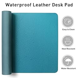 Aothia Leather Desk Pad Protector, Office Desk