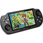 SF3000 Retro Handheld Game Console with 14 Emulators, 20000+ Games, 64GB | Retro Gaming Console, 4.5 inch, Double Joystick, Mini, Portable Game Player, Support Video, Audio, Black