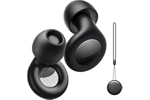 EURPMASK CHOOSE THE COLOR OF EUROPE Ear Plugs for Sleeping Noise Cancelling, Reusable Silicone Ear Plugs for Noise Reduction with 8 Ear Tips, 25dB Hearing Protection Earplugs for Sleep, Concerts, Travel, Snoring (Black)