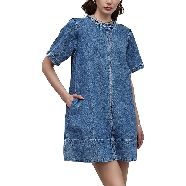 sachin and babi light blue dress Harlow Denim Mini Dress