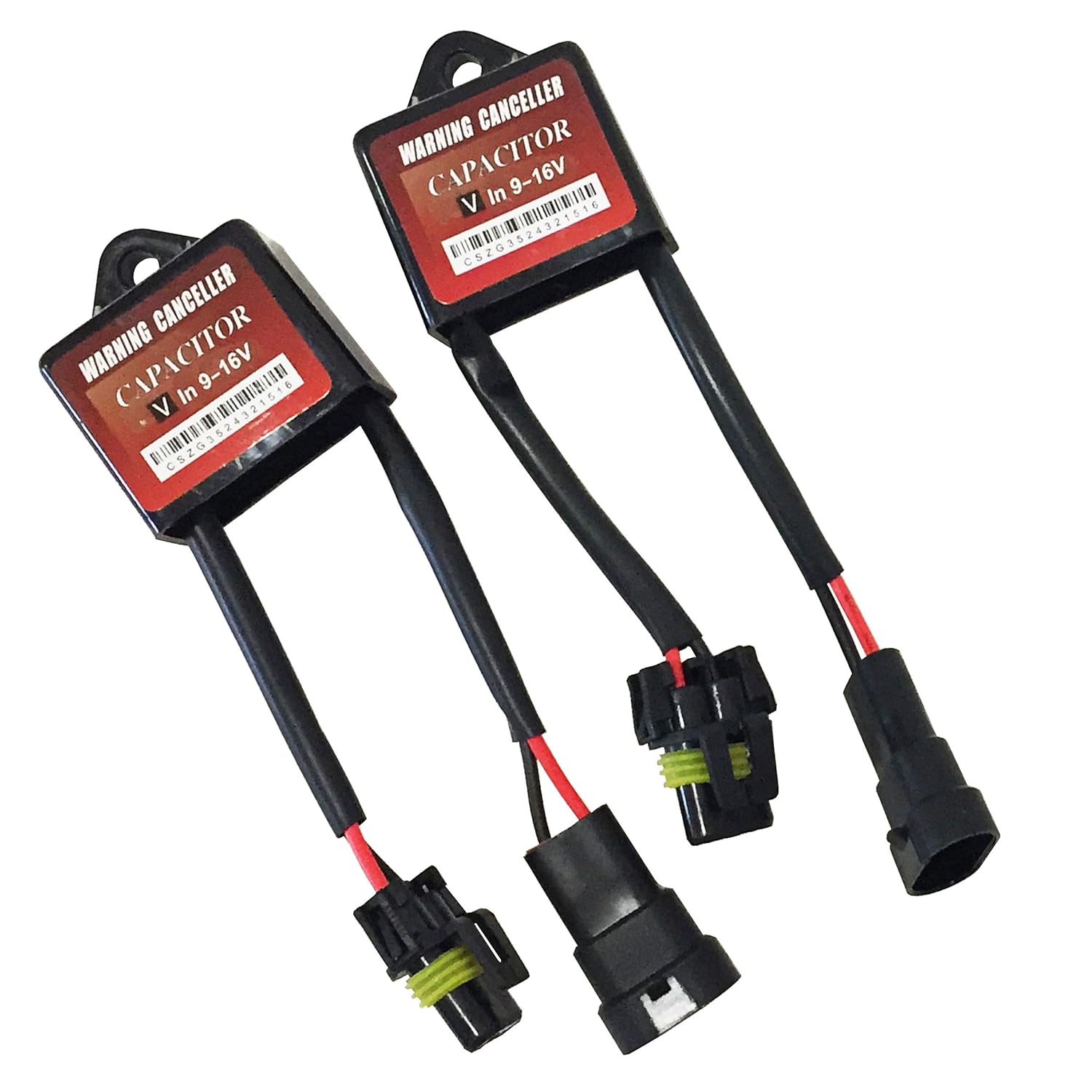 Mega Racer Universal Xenon Headlight Kit Dashboard Error Warning Canceller Decoder Anti Flicker Capacitor