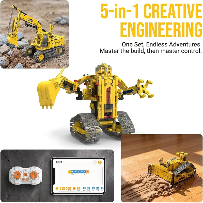 Kit Robot Programmabile, 5 Modelli, App e Radiocomando — foto 5 di 8