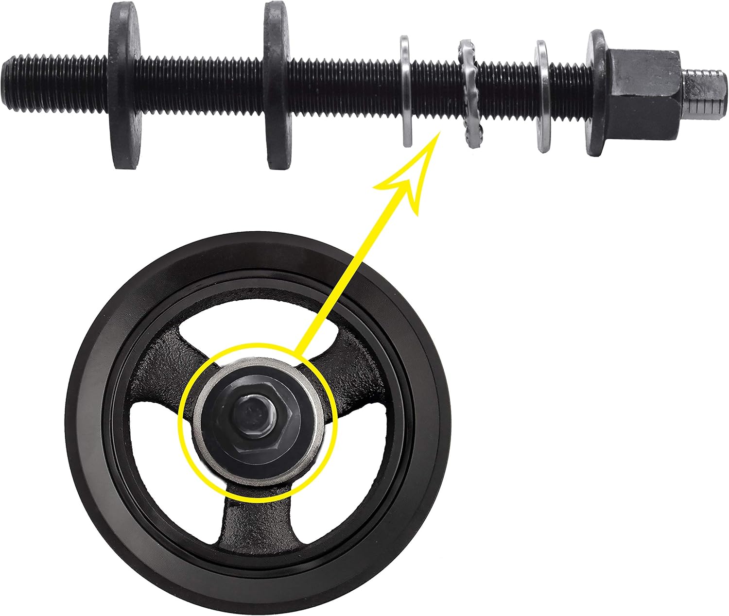 / LS1 1998Current GM with Compatible 551141 Installer Pulley Crank