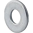 3/8 USS Thick Flat Washer (50 Pack) 3/8" x 1" Zinc Plated Steel, Meets ASME B18.21.1 Industrial/Commercial Grade by Makers Bolt
