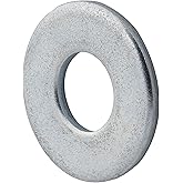 1/2 USS Thick Flat Washer (25 Pack) 1/2" x 1-3/8" Zinc Plated Steel, Meets ASME B18.21.1 Industrial/Commercial Grade by Makers Bolt