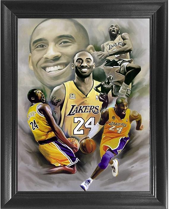 Kobe Bryant Black Mamba 24 Poster Wall Art
