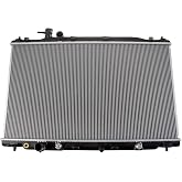 TRQ Radiator Assembly Aluminum Core 1 Row | For 2010-2011 Honda CR-V L4 2.4L US Built Models Automatic Transmission CU13155 19010R11A51