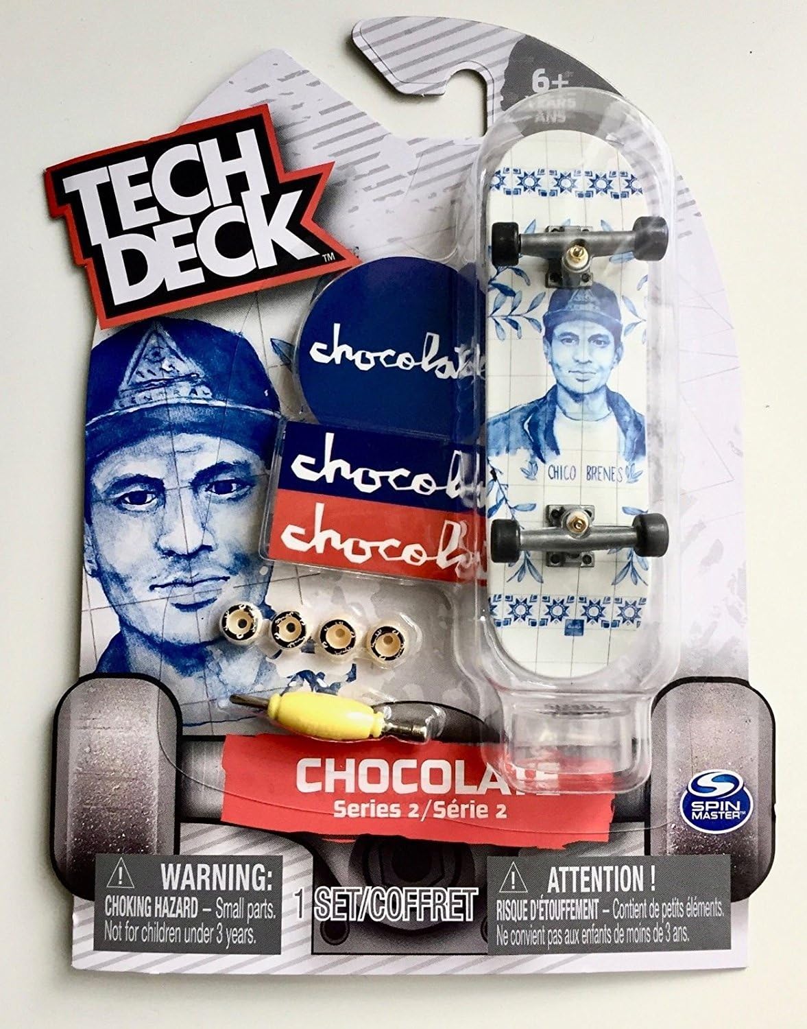 Amazon Com Tech Deck Chocolate Skateboard Series 2 Chico Brenes