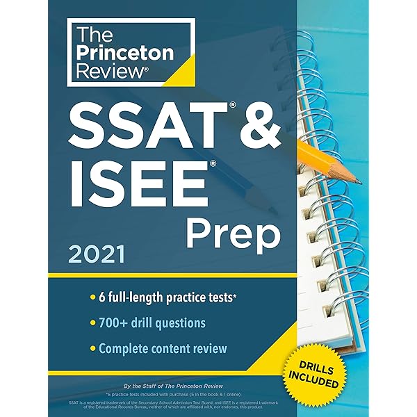Amazon Com Princeton Review Ssat Isee Prep 2021 6 Practice Tests Review Techniques Drills Private Test Preparation Ebook The Princeton Review Kindle Store