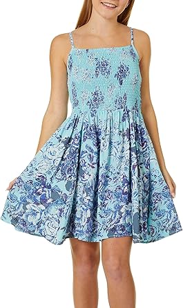 smocked bodice sundress