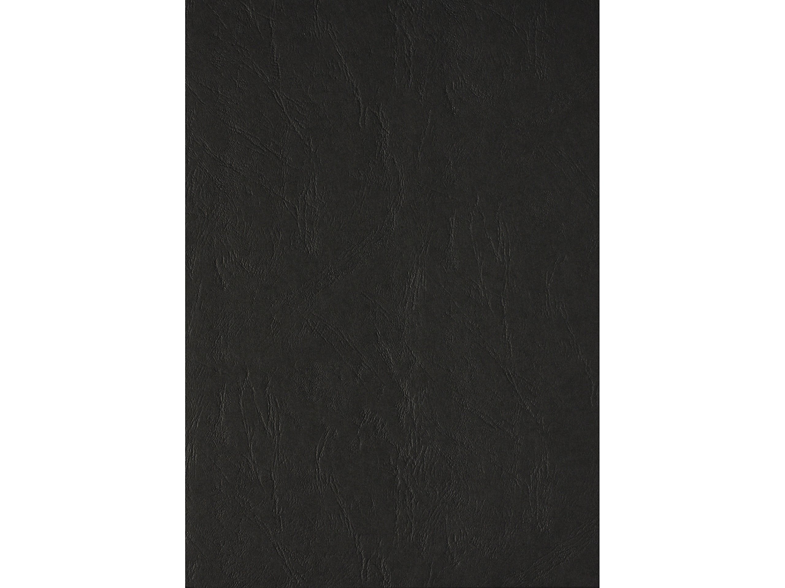 Clairefontaine 2769C Cover Sheets - Backboards, Cardboard with Leather Structure, DIN A4, 240 g/m², Pack of 100, Black