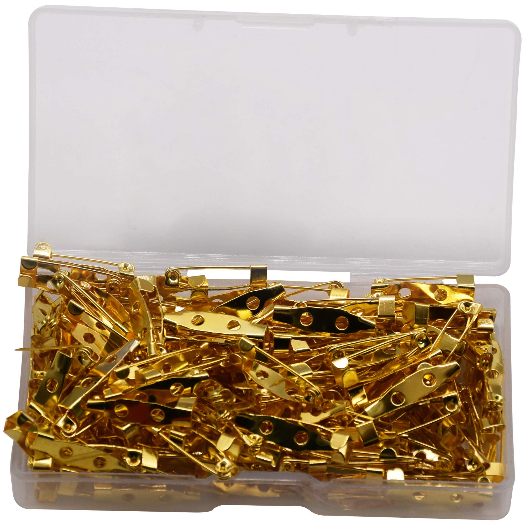 YOFASEN Safety Pins - Metal Pins Strong Knitting Holder Extra Pins for Jewelry Crafts,2cm (150pcs)