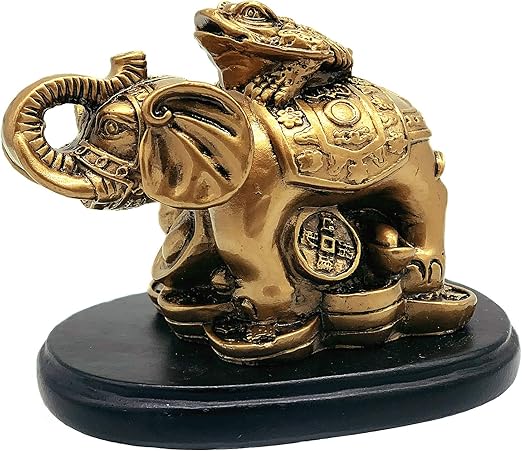 Amazon Com Feng Shui Sapo Rana De Dinero Dinero En Elefante