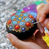 THE TWIDDLERS 35-Piece Mandala Dotting Tool Kit with Acrylic Paint Tray view 9