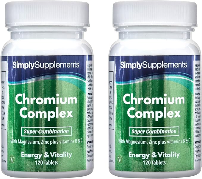 Chromium Tablets (Chromium Complex (Picolinate)) Bundle Deal 120+120