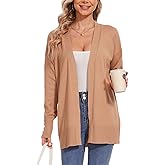 Spicy Sandia Women Cardigan Sweaters Lightweight Open Front Long Sleeve Sweater Coat Dressy Casual Trendy Professional