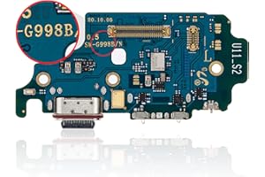 Best Shopper - Replacement Charging Port Board with Sim Card Reader Compatible for Samsung Galaxy S21 Ultra 5G (G998B) (Inter