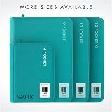 Vault X 4 Pocket Trading Card Zip Binder Teal 160 Cards Exo-Tec view 8