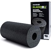 BLACKROLL - Standard Foam Roller - Myofascial Trigger Point Release, Back Massage, Perfect for Yoga, Home Workouts, Muscle Recovery, Black