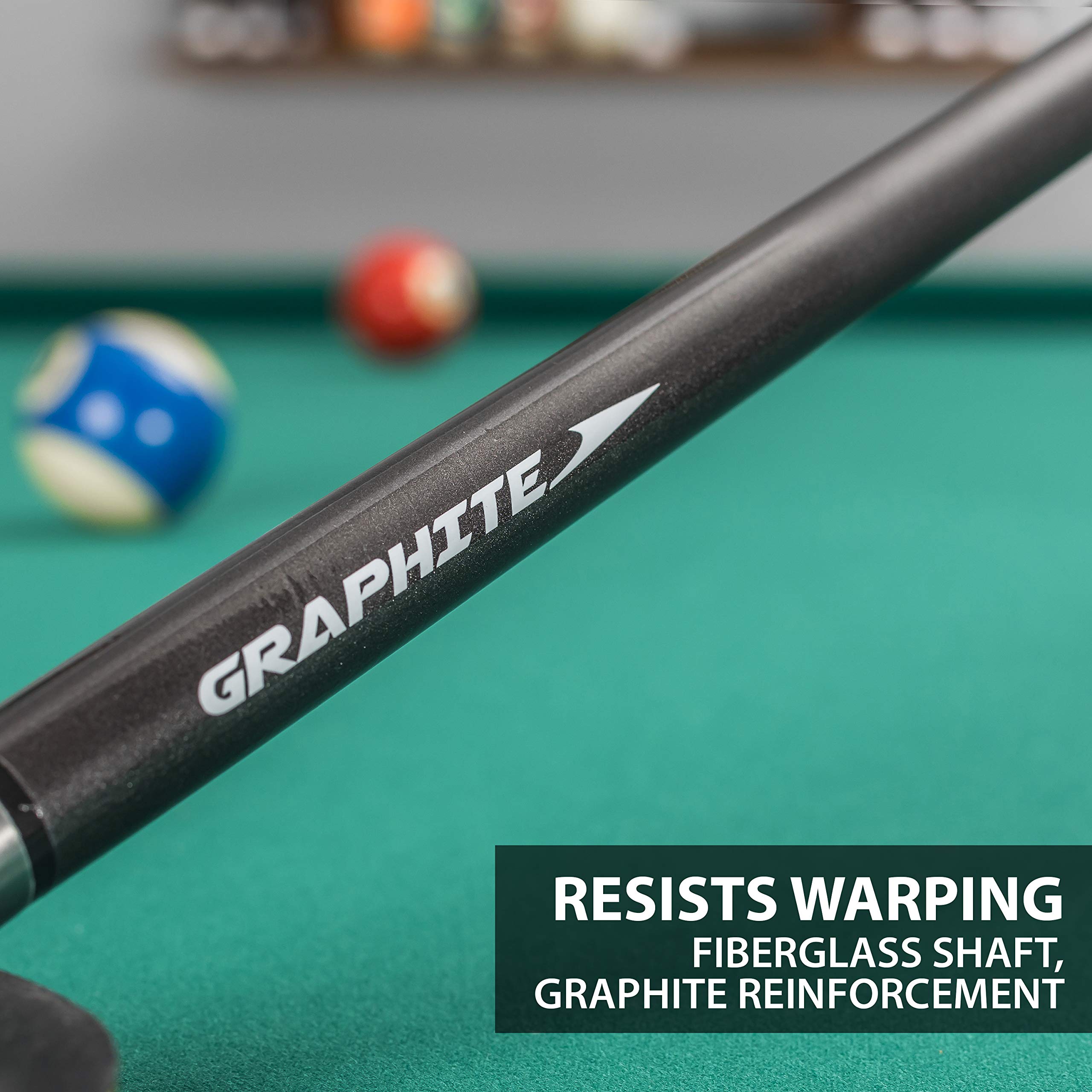 EastPoint Sports Composite Billiard Pool Cue 58 Inch Features